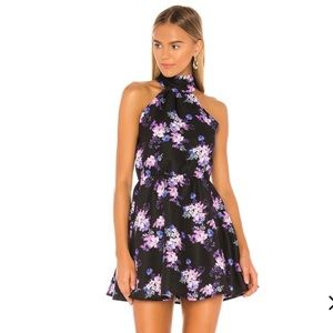 NWT Lovers + Friends Andrew Mini Dress in Royal Floral 
Size XS